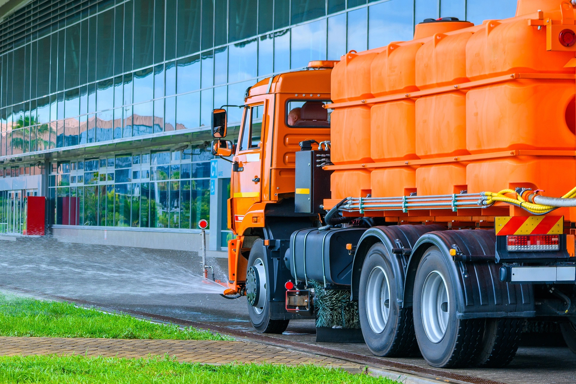 Servicio de entrega de agua potable